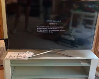 Samsung 55 Smart TV And Sony TV Stand