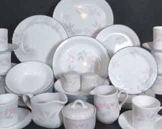 Corelle Pink Trio Corningware Dinnerware