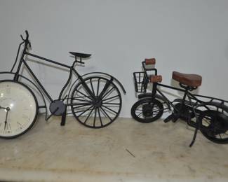 Cute bicycle clock