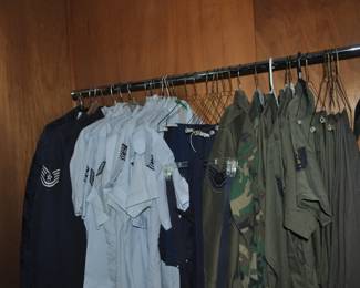 US Air Force uniforms