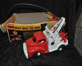 Vintage Mickey Mouse tow truck 