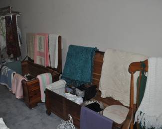 Several cedar chests