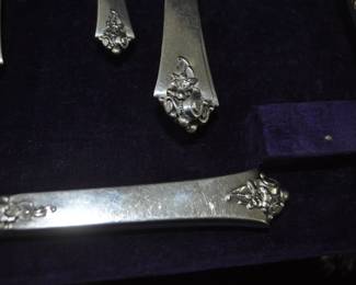 View of sterling set 