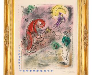 Marc Chagall Lithograph Hand Signed