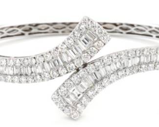 5.01ct Diamond Bangle Bracelet