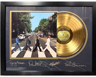 Beatles Gold Record Collage