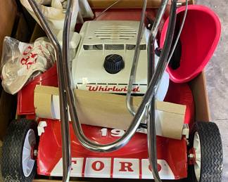Vintage Unused Toro Whirlwind Push Mower with Original Partial Box