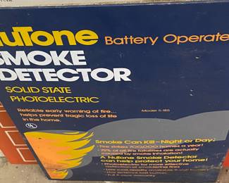 NuTone Smoke Detector Ad Sign