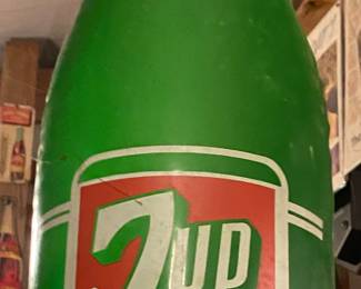 Large Vintage Blow-up Seven Up Store Display