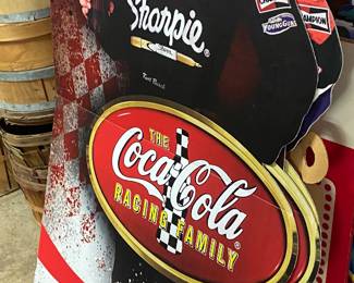 Kurt Busch Coca Cola Standee