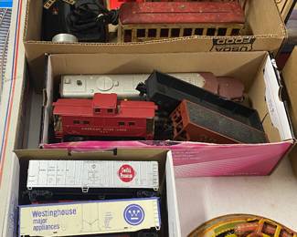 Assorted Train Cars and Accessories