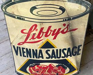 Old Libby's Vienna Sausage Metal Sign