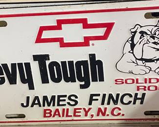 Vintage Dealership Advertising Plates