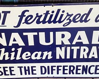 Old Chilean Nitrate Fertilizer Sign