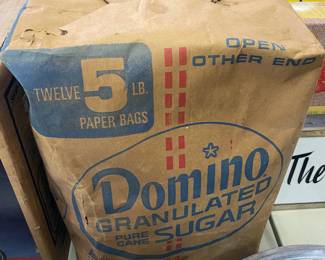 Vintage Domino Sugar Bag