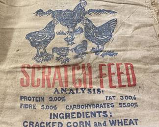 Hinkle Milling Thomasville, N.C. Scratch Feed Bags (Chick Graphics)