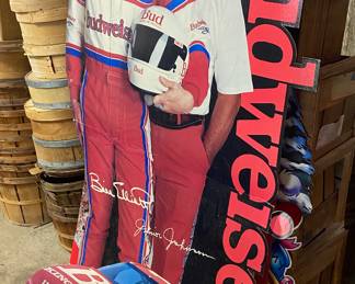 Vintage Team Budweiser Standee