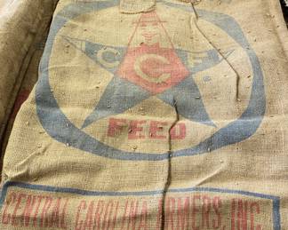 Feed Sacks with Neat Graphics