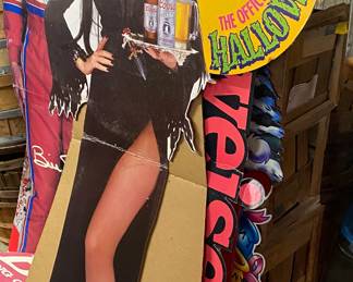 Vintage Elvira Coors Light Halloween Standee