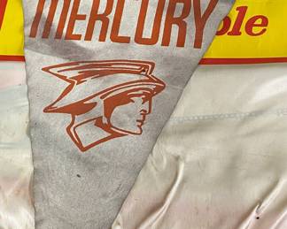 Old Mercury Advertising Pennant