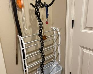 horse shoe hat rack