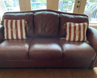 leather sofa