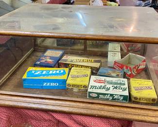 Country Store Display and Old Candy Boxes