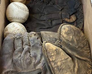 Old Baseball Gloves