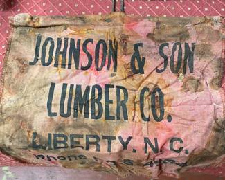 Johnson & Son Lumber Advertising Liberty, N.C.