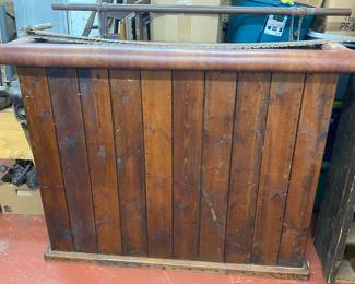 Bar with Brass Foot Rest