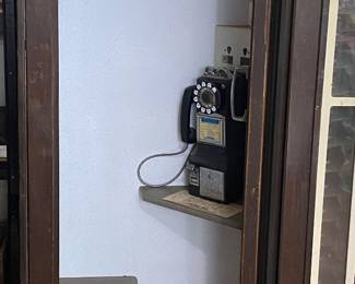 Vintage Telephone Booth from UNCG in Greensboro
