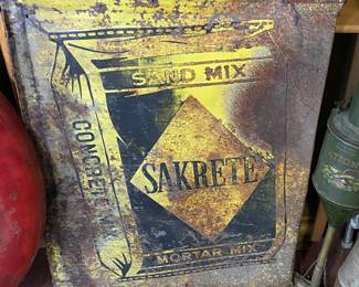 Sakrete Concrete Sign (Barn Hanger)