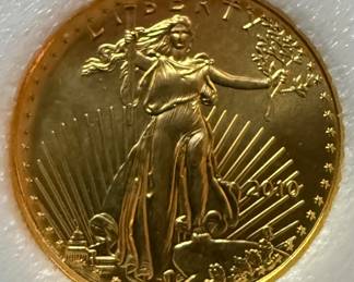 2010 5 Dollar Gold Pieces (1/10th Ounce)