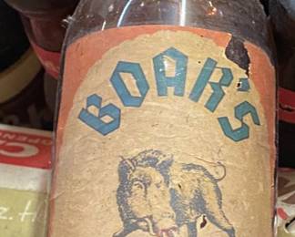 Krueger Boar's Cream Ale Paper Label Bottle