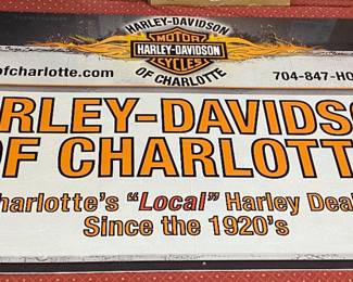 Harley Davidson Fiber Board Sign