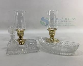 Princess House Hurricane Candle Holders Set & More
