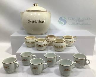 KB Japan Tom & Jerry Ceramic Punch Bowl Set