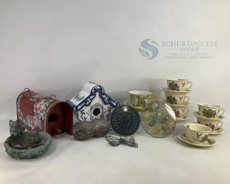 Wood & Sons Ceramic Tea Cup & Saucer Sets, Bird Houses, & More