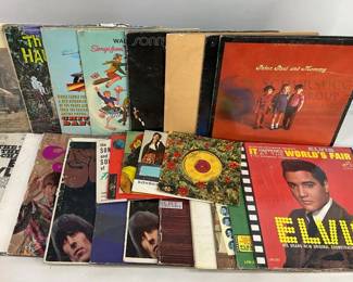 Diverse Vinyl Records Collection