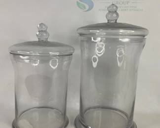 Large Glass Storage Canisters with Lids