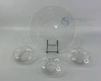 Princess House Fantasia Holiday Platter & More