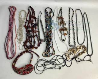 Multicolored Beaded Necklace Collection