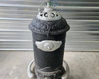 Antique Cast Iron Parlor Stove