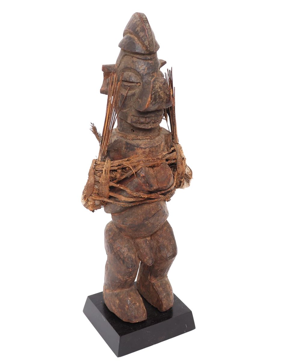Lot 3 African Magic Fetish Statue, Yaka Peoples