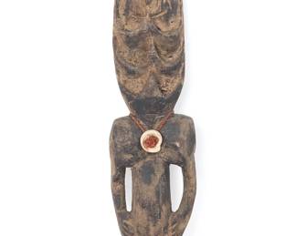 Lot 433 Tall PNG Painted Wood Spirit Figure