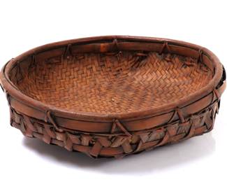 Lot 435 Wonderful Filipino Handwoven Serving Basket