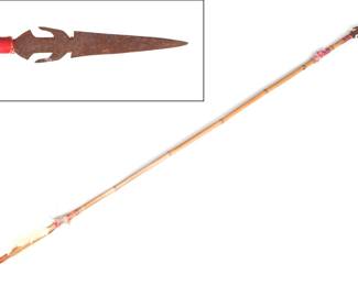 Lot 35 Rattan Philippines Ceremonial Spear