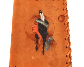 Lot 421 Lovely Handmade Leather Book Cover