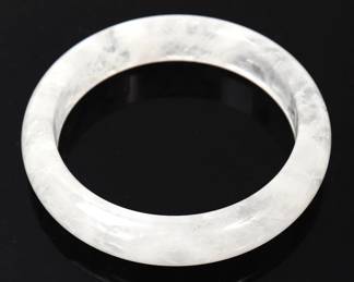 Lot 109 Beautiful Rock Crystal Bangle Bracelet