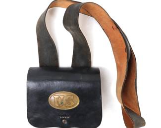 Lot 46 Civil War Reproduction Belt Pouch